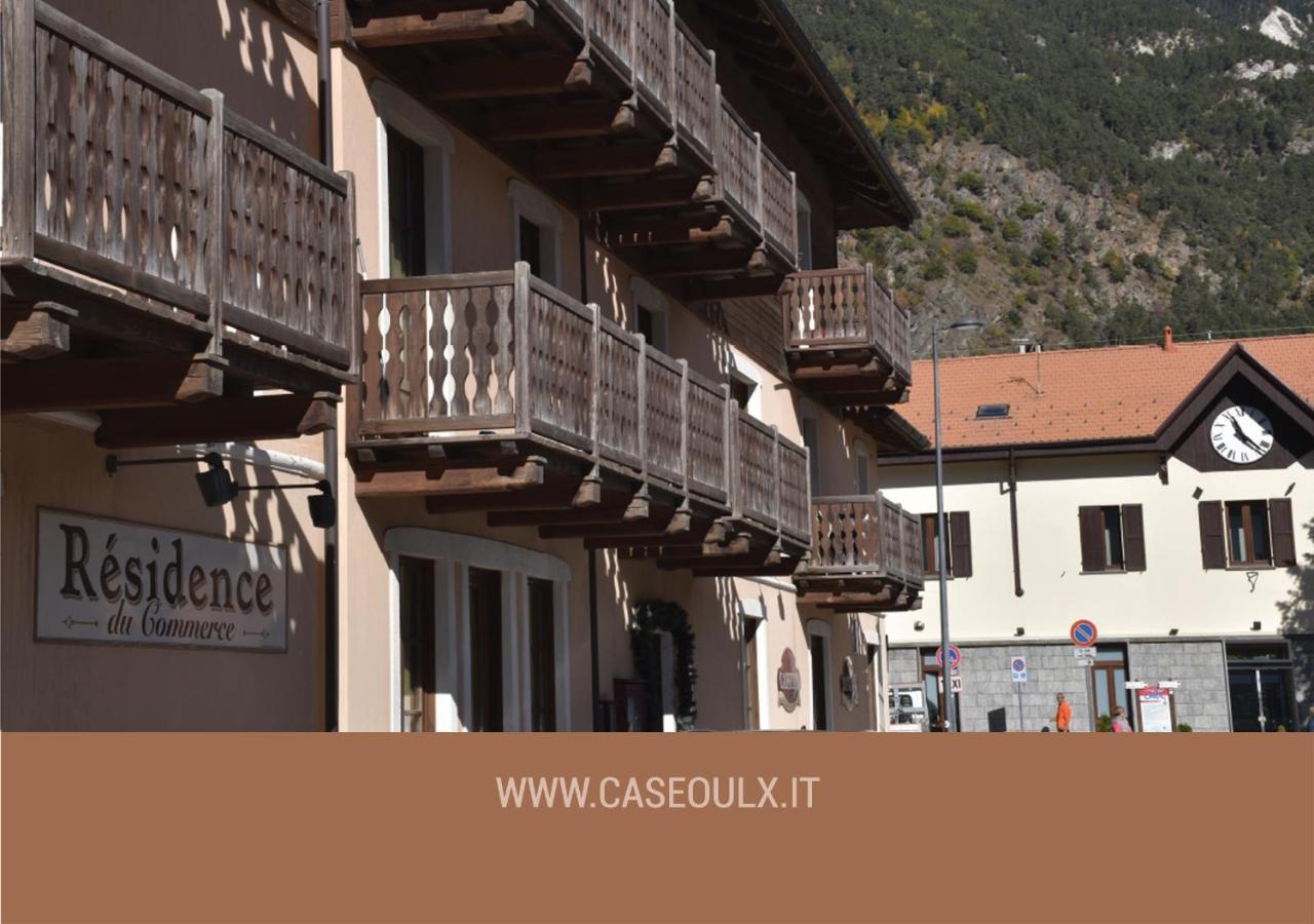 Residence Du Commerce Oulx Exterior foto